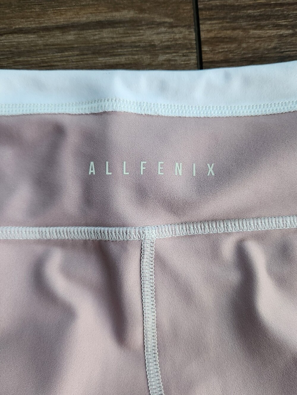 Allfenix Australia Capri Length Legging Pink White Stripe Size Medium - Picture 3 of 8